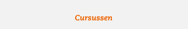 Cursussen